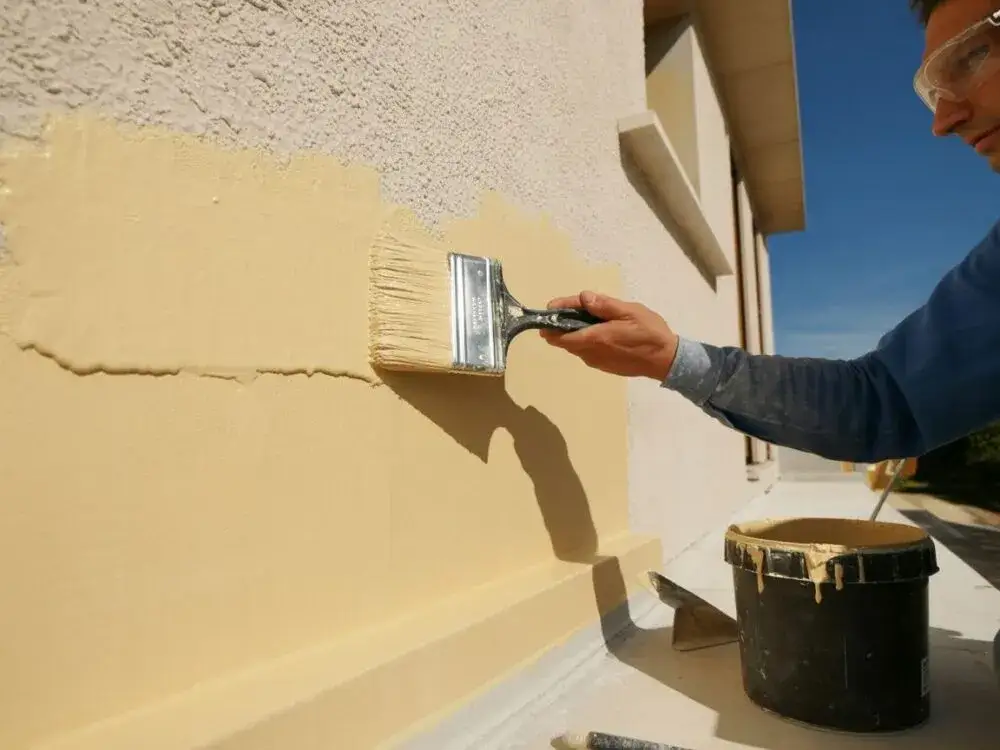 Przygotowanie ściany pod tynk zewnętrzny gruntowanie