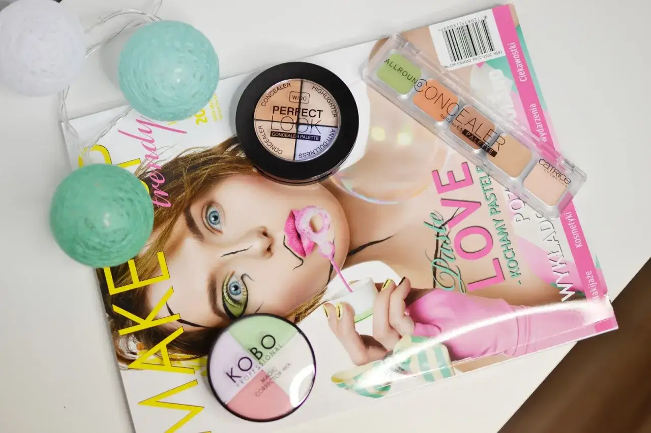 tabela korektor&oacute;w kolorowych zastosowanie