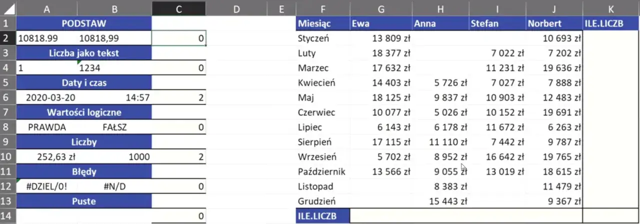 Zdjęcie Jak działa funkcja ile liczb w Excel? Zliczaj liczby szybko i łatwo