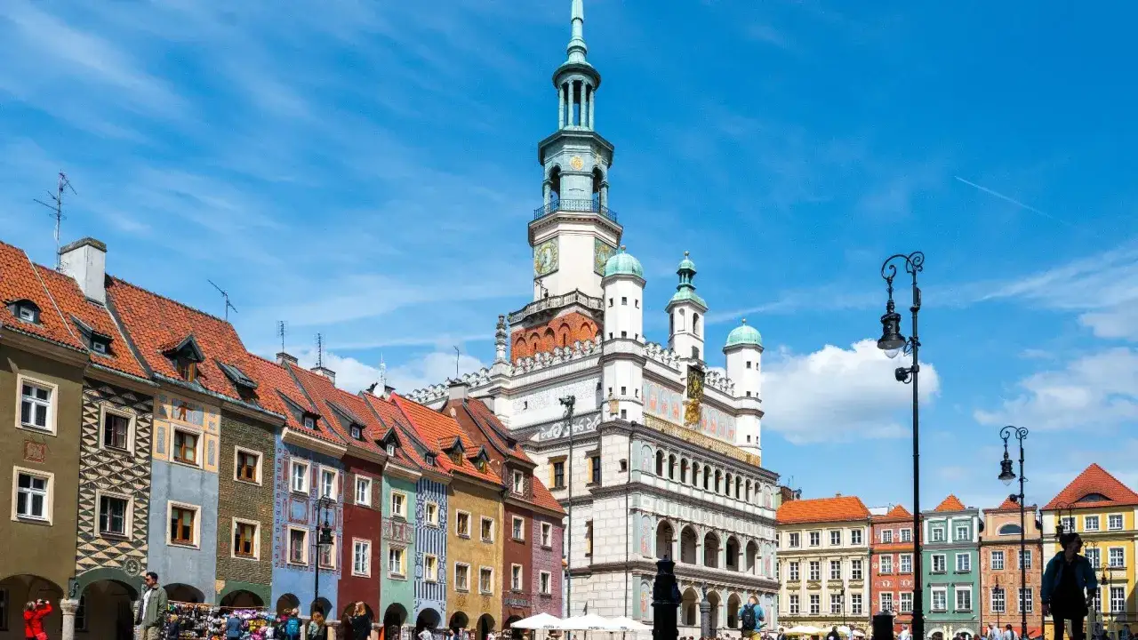 Poznań Stary Rynek panorama