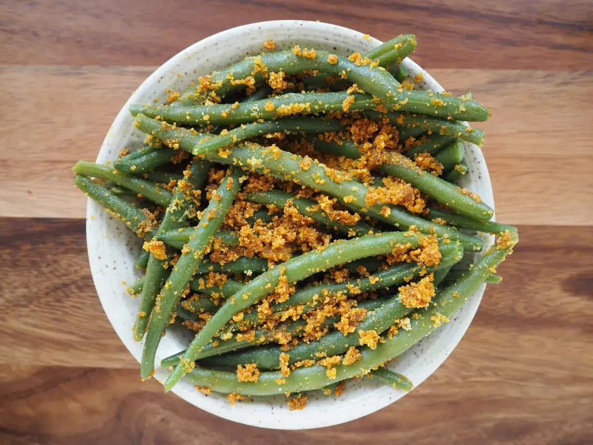 fasolka szparagowa z zasmażką