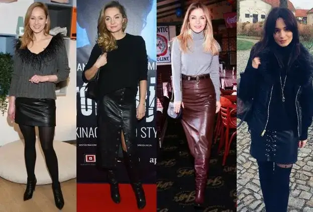 Zdjęcie Co ubrać do skórzanej spódnicy, aby zawsze wyglądać stylowo?