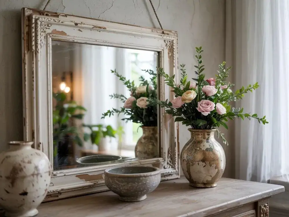 Zdjęcie Jak zrobić postarzane lustro - proste metody na efekt vintage w domu
