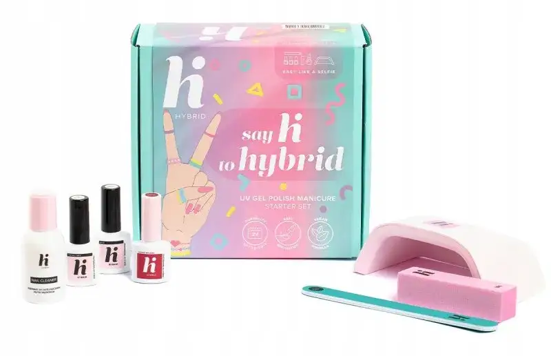 zestaw startowy do manicure hybrydowego