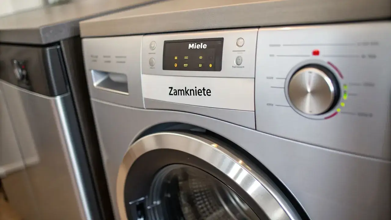 Miele W1 awaryjne otwieranie drzwi, dźwignia awaryjnego otwierania pralki