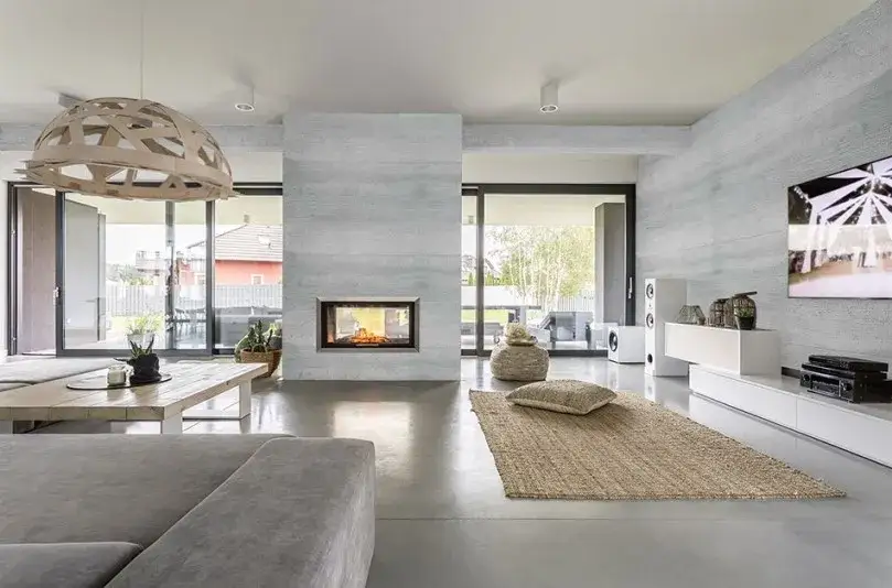 inspiracje tynki dekoracyjne wnętrza