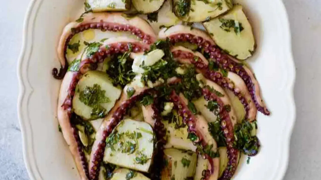 Polvo à Lagareiro plat fini