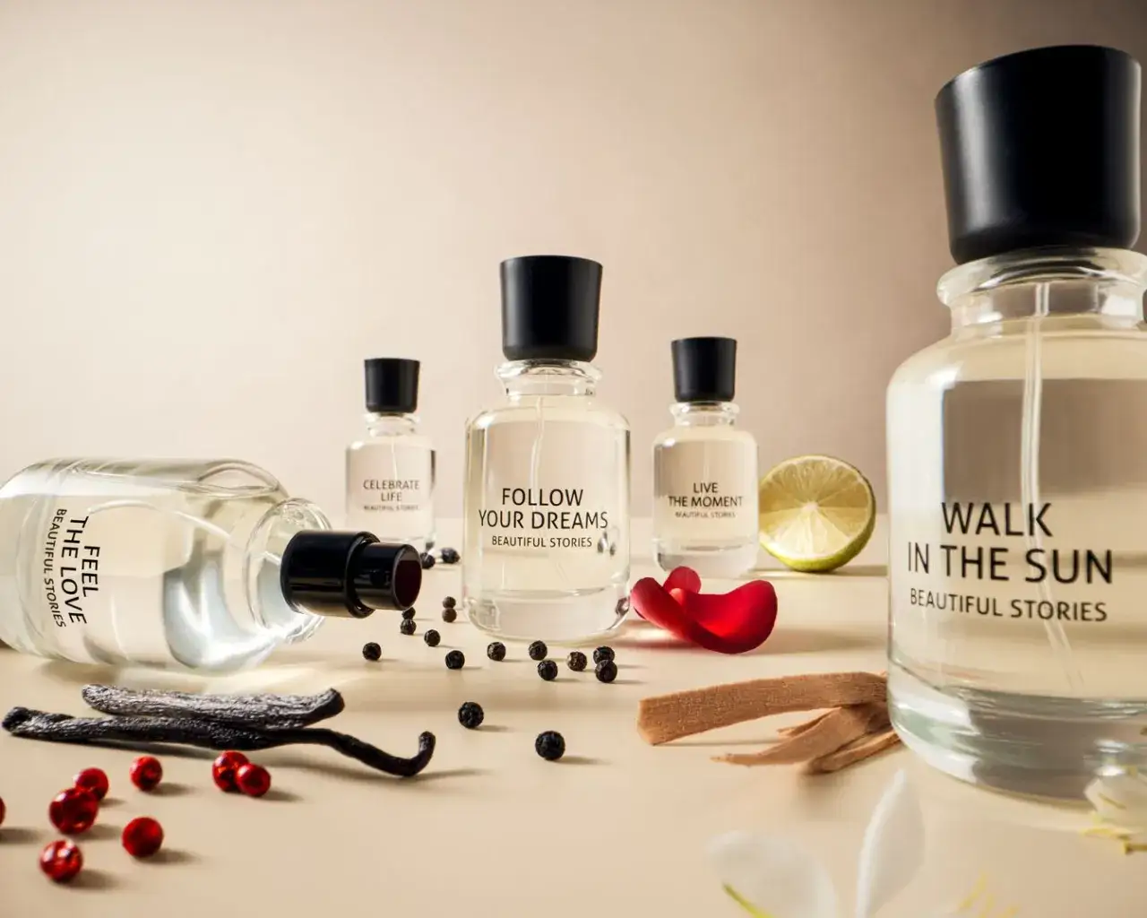 eleganckie perfumy na p&oacute;łce w perfumerii Douglas