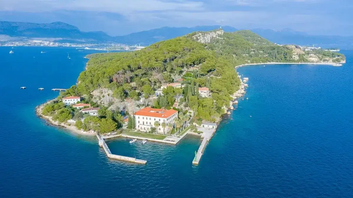 Panorama Splitu ze Wzgórza Marjan