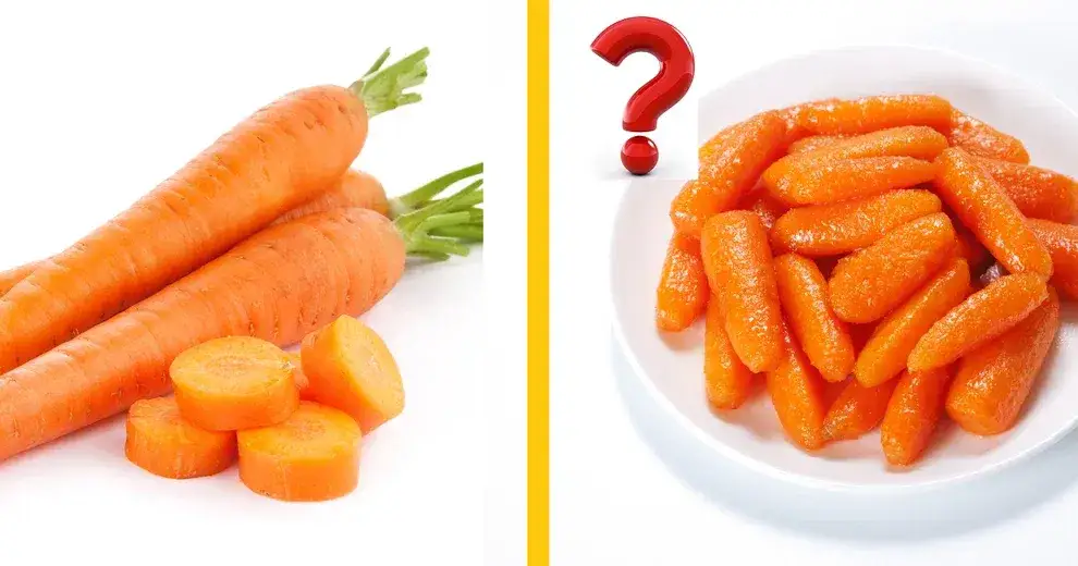 surowa marchew vs gotowana marchew kalorie