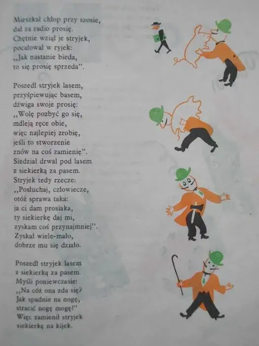 Zdjęcie Zamienił stryjek siekierkę na kijek - analiza wiersza i jego znaczenie