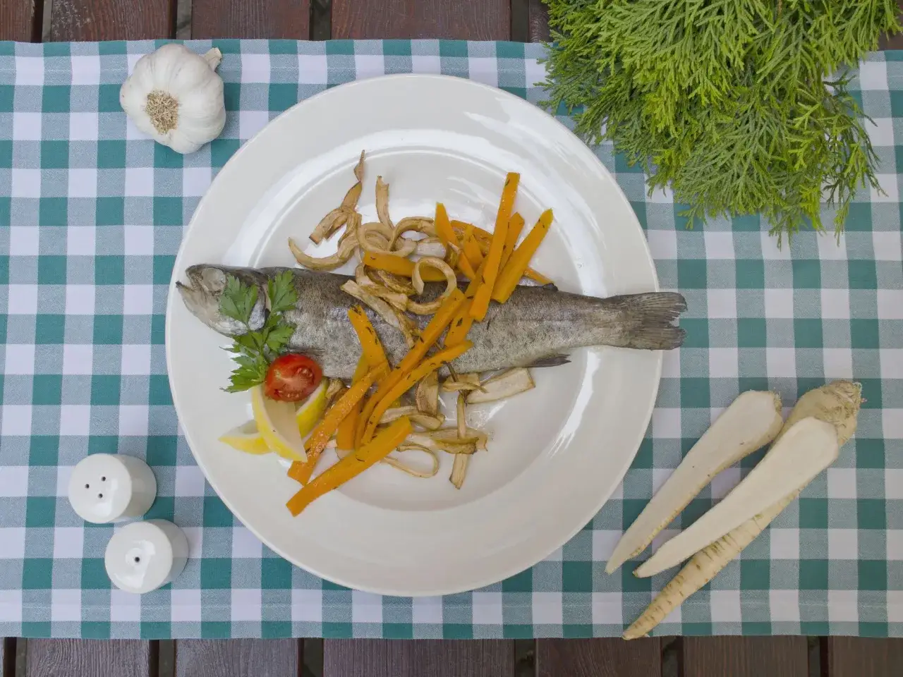 Pstrąg kłodzki danie