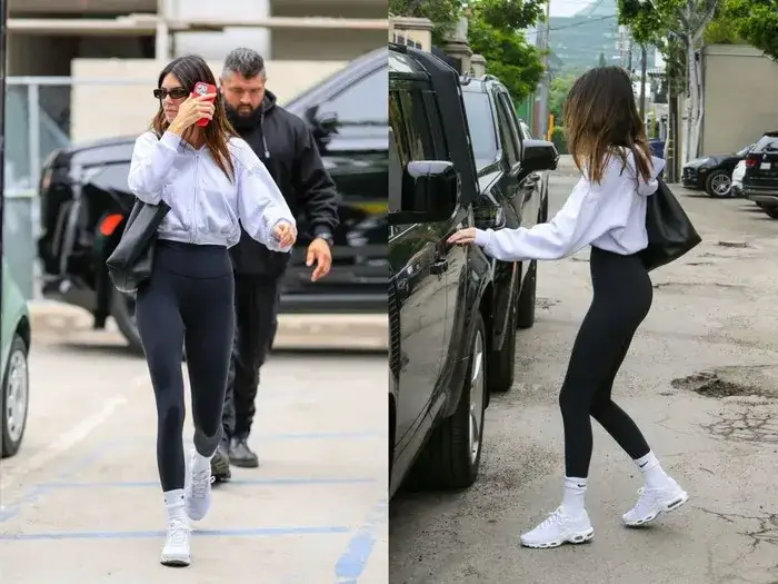 stylizacje torebka sportowa sneakersy dresy legginsy