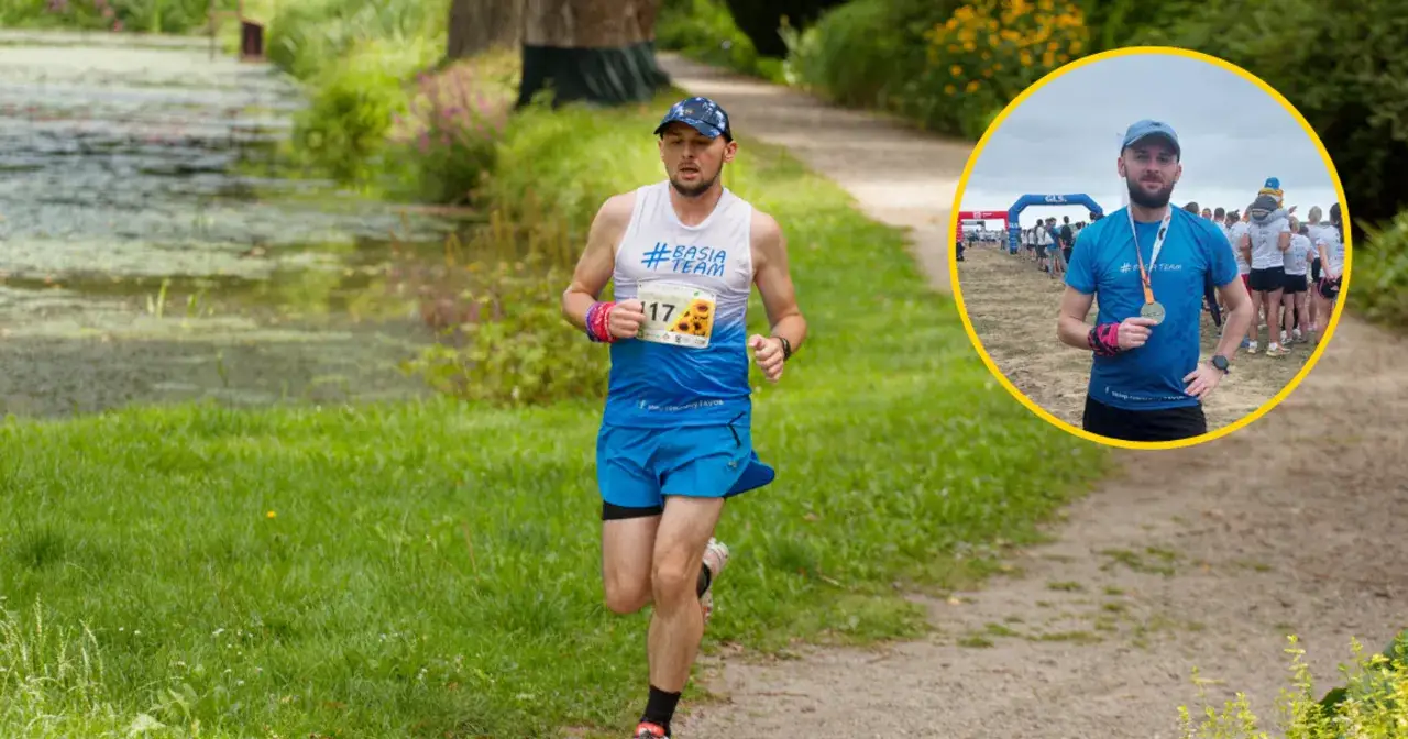 biegacz popełniający błędy treningowe