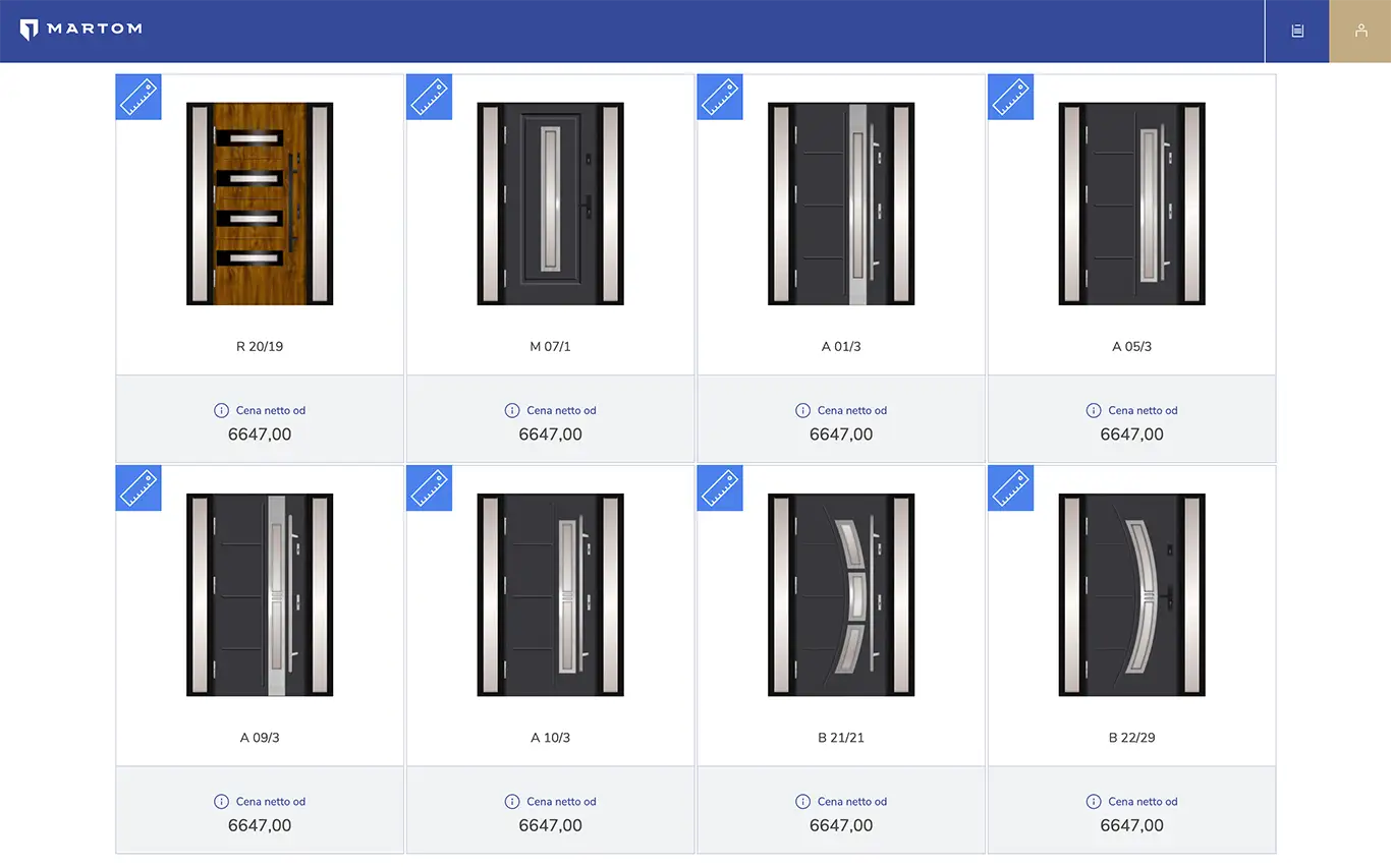 Drzwi Martom salon sprzedaży