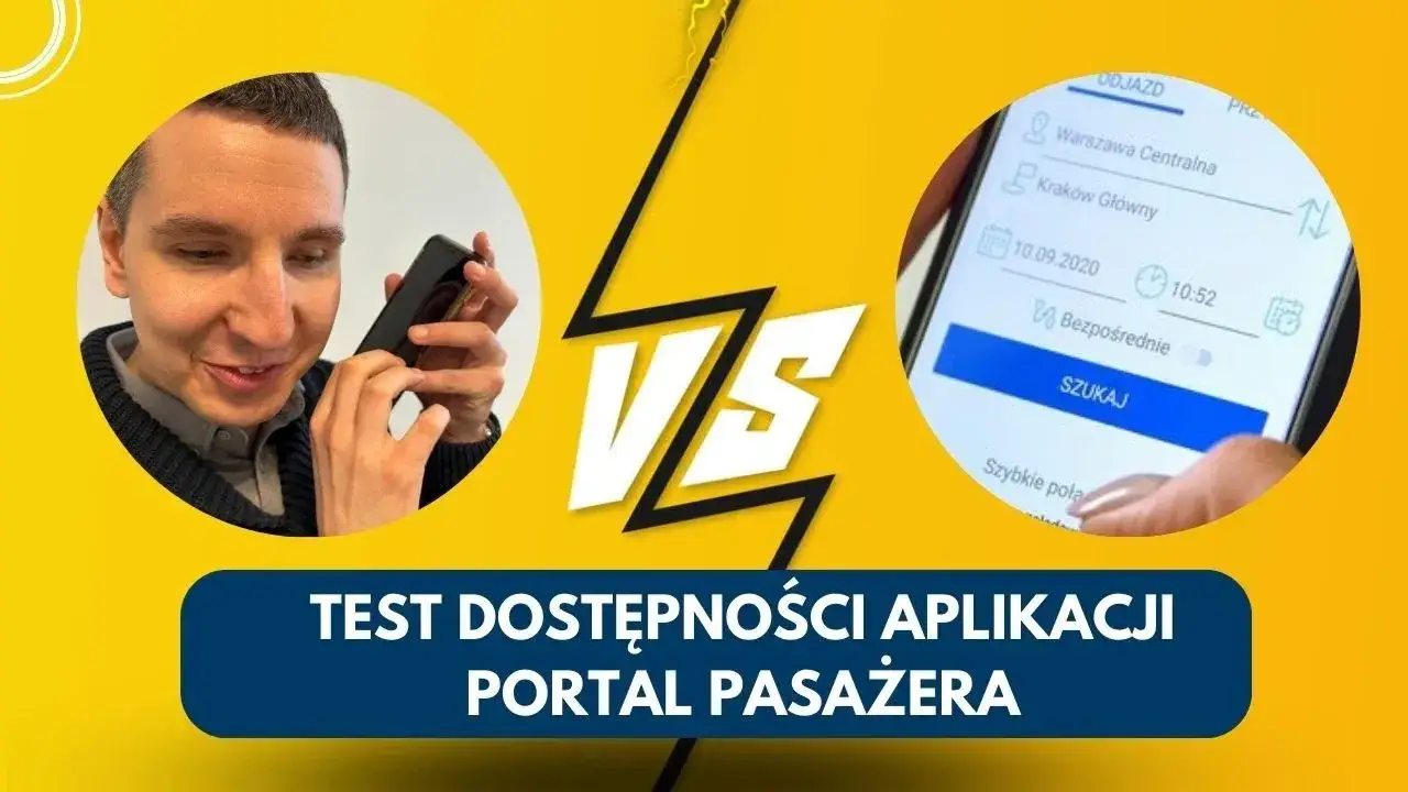 aplikacja Portal Pasażera ekran główny