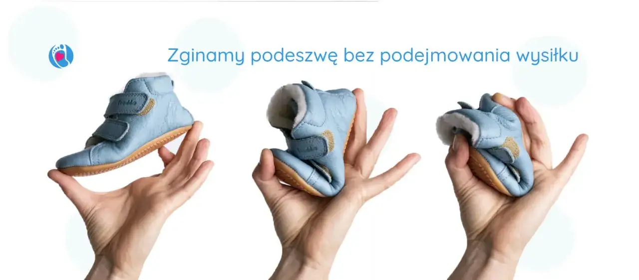 pierwsze buty dla dziecka elastyczne podeszwy