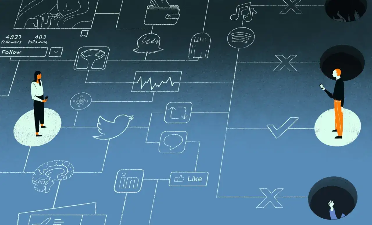 INTJ szuka miłości na Tinderze, analizując profile jak dane. Sieć społeczna pełna pułapek i symboli.