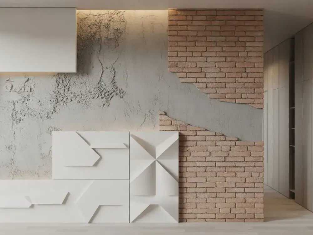 alternatywne wykończenia ścian bez gładzi