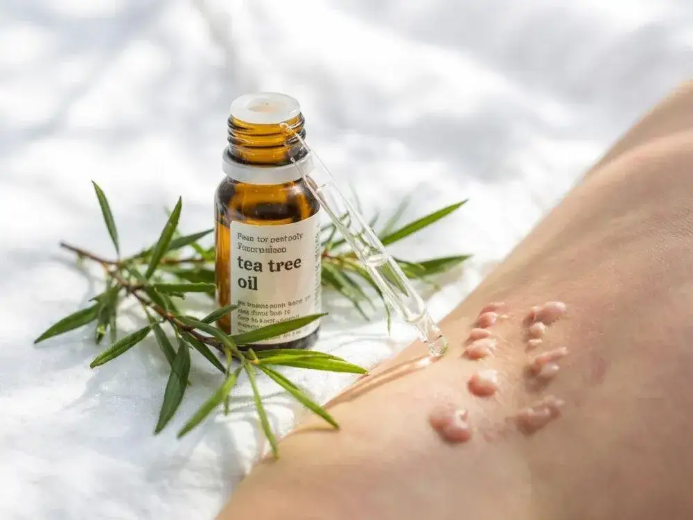 domowe sposoby na pryszcze glinka olejek drzewa herbacianego