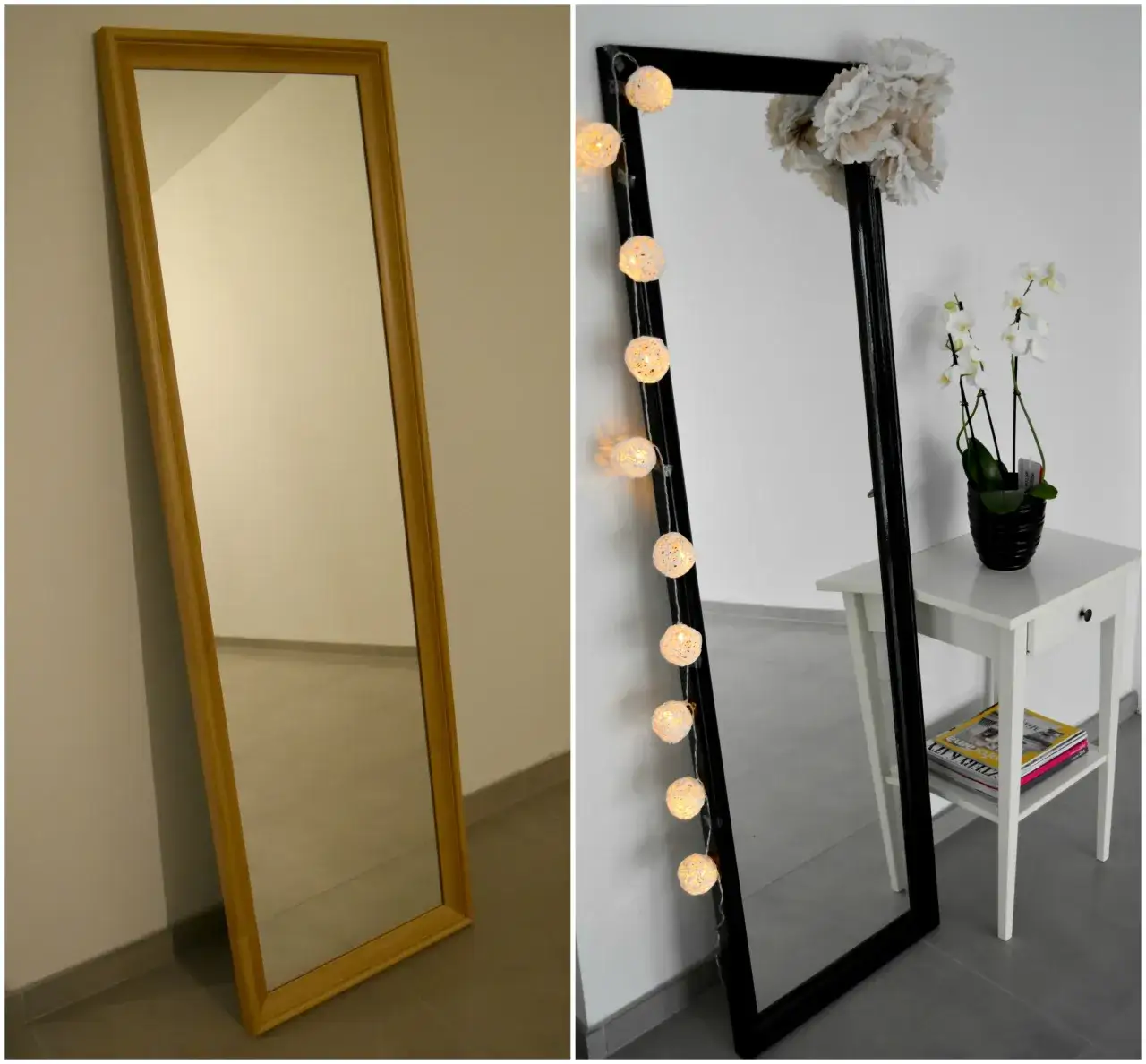 narzędzia do malowania ramy lustra sprayem