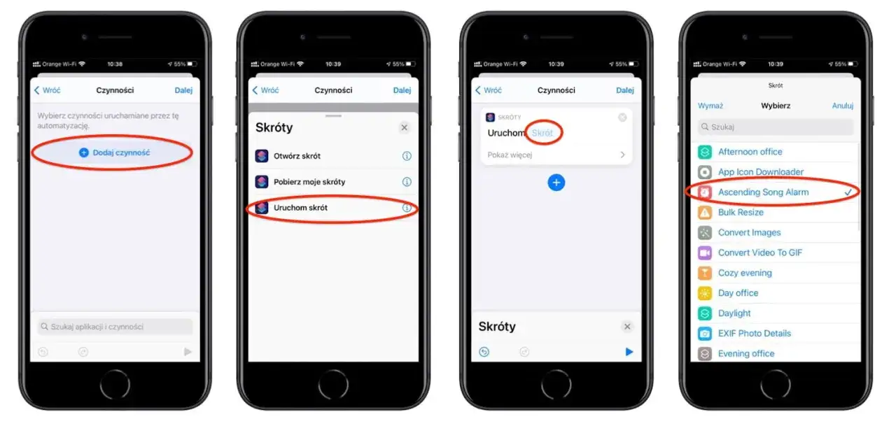 iPhone ustawienia budzika dźwięk