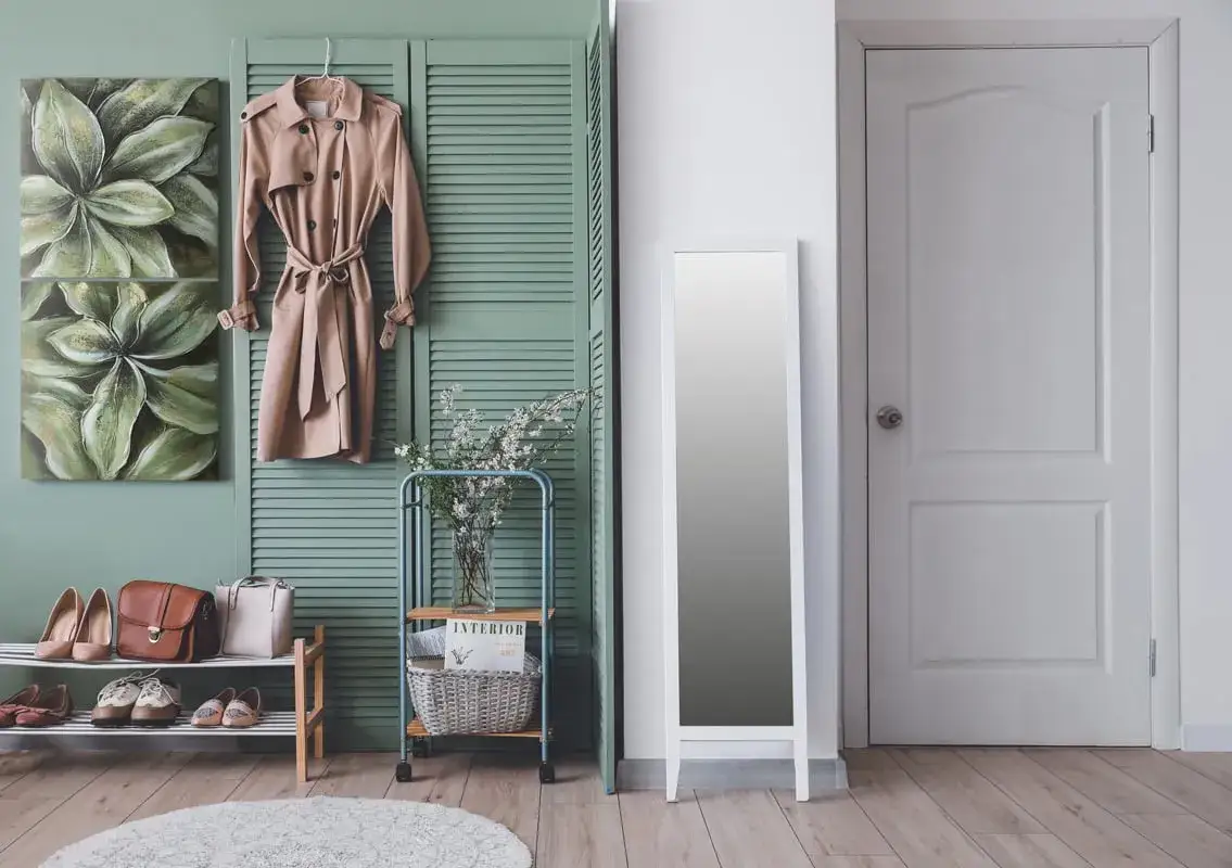 inspiracje przedpok&oacute;j dwa kolory