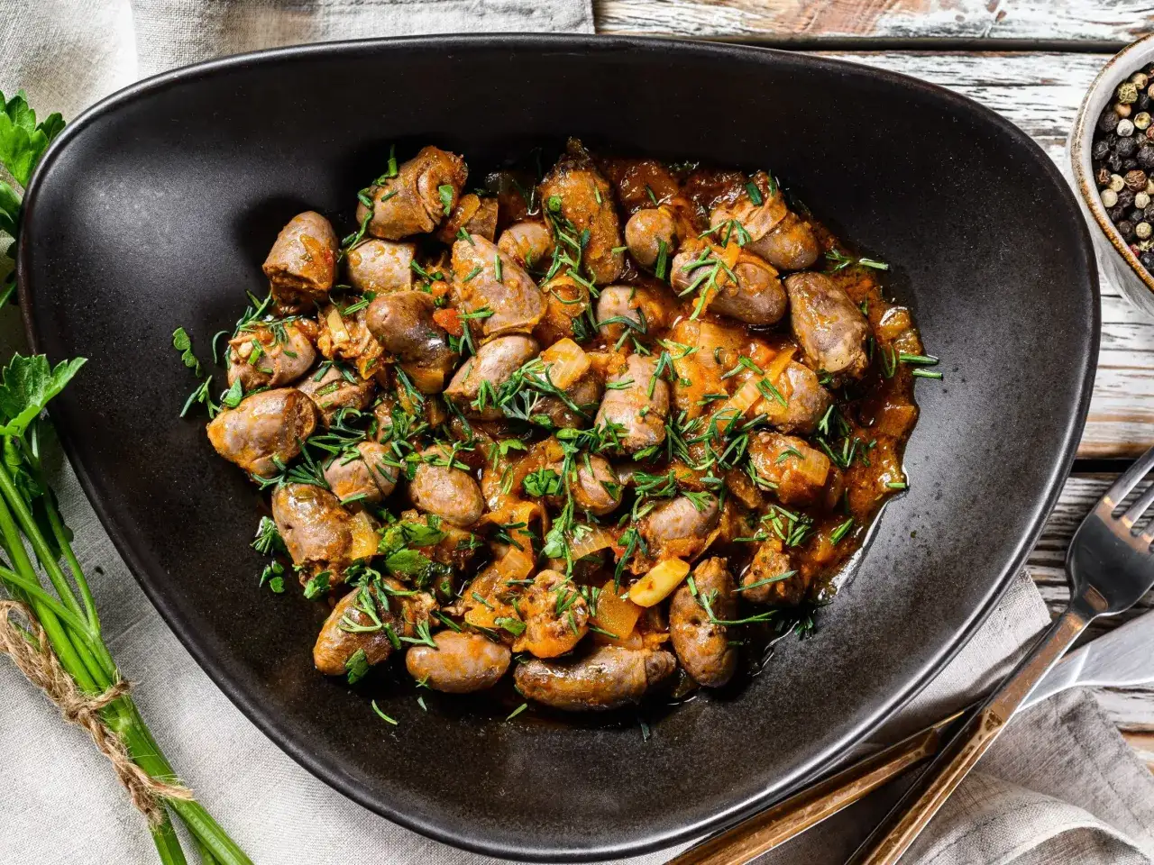 serca drobiowe dla kota wartości odżywcze