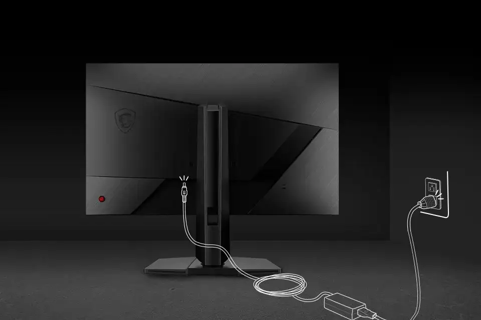 monitor brak sygnału troubleshooting