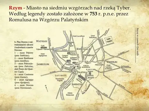 Mapa starożytnego Rzymu za Nerona