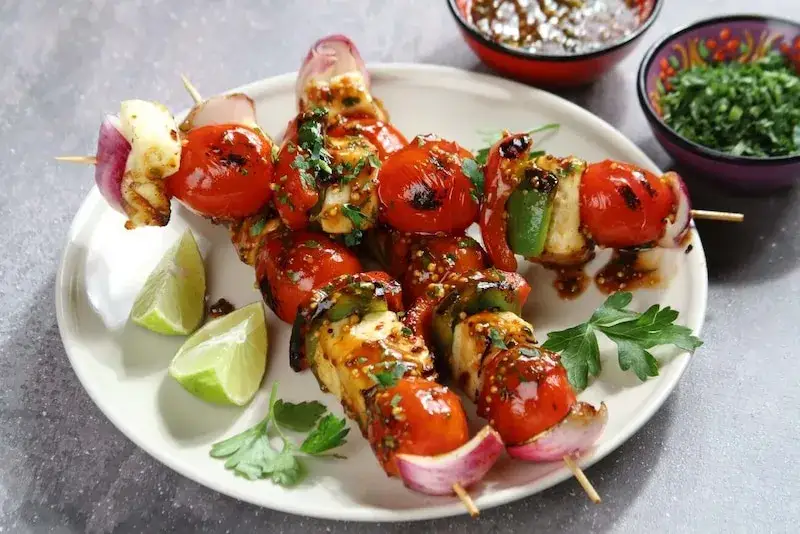 przepisy z halloumi sałatka burger szaszłyk