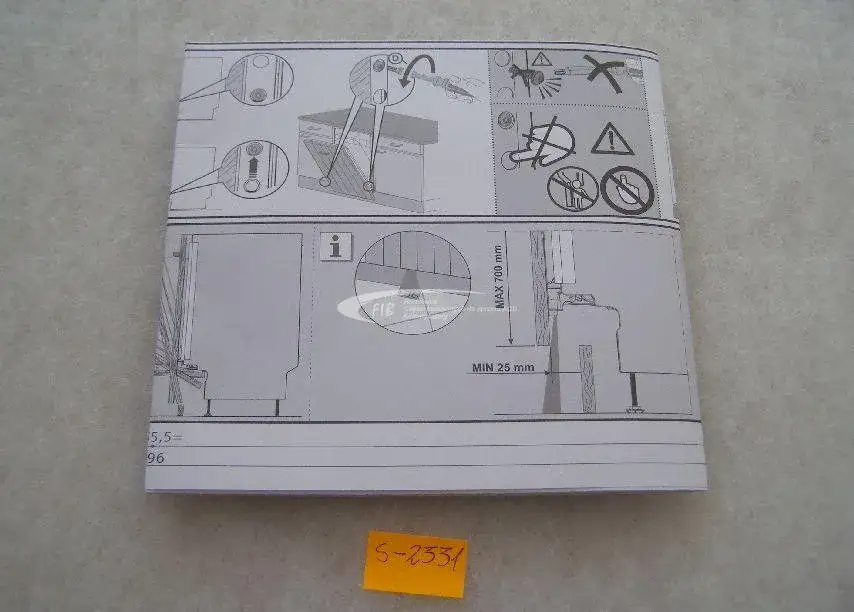 Montaż frontu zmywarki Beko narzędzia szablon