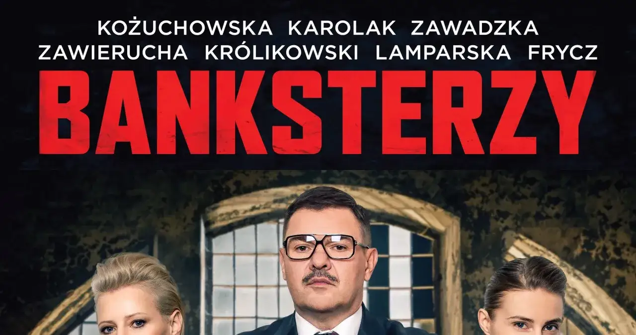 plakat polskiego filmu Banksterzy