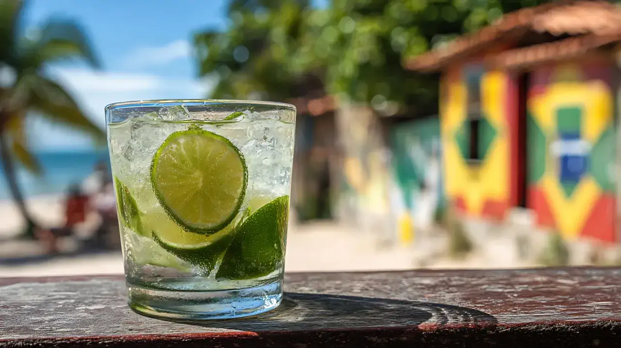 Orzeźwiająca Caipirinha z limonką i lodem, idealna na plażowe popołudnie. Przepis na ten brazylijski drink.