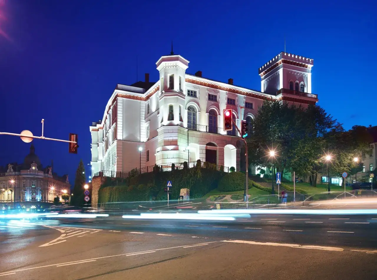 Bielsko-Biała rynek i zamek Sułkowskich