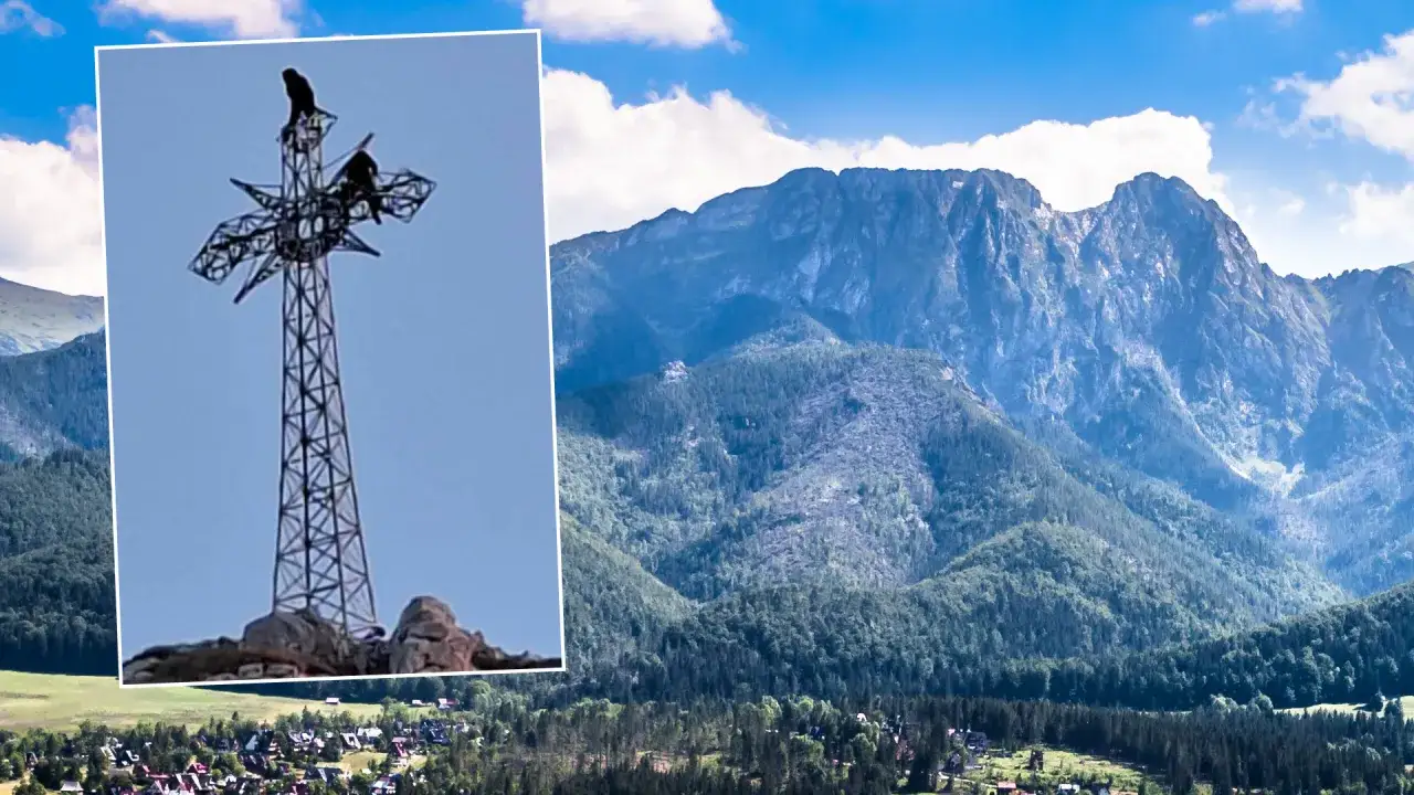 Krzyż na Giewoncie, symbol Tatr, g&oacute;ruje nad malowniczym krajobrazem. Co oznacza krzyż na Giewoncie? To znak wiary i nadziei dla wielu pielgrzym&oacute;w.
