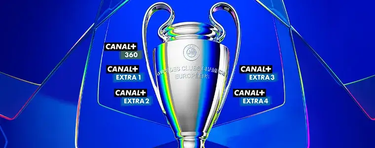 Logo Ligi Mistrzów UEFA i CANAL+