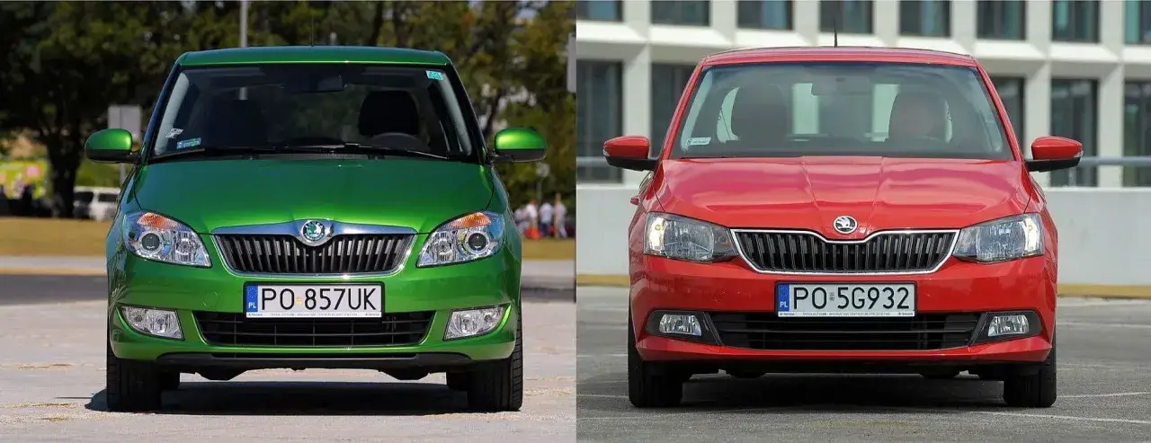 Skoda Fabia generacje por&oacute;wnanie