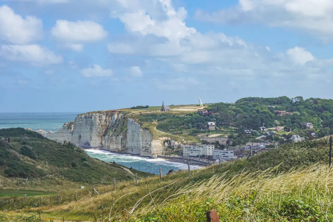 Mapa najważniejszych atrakcji Normandii