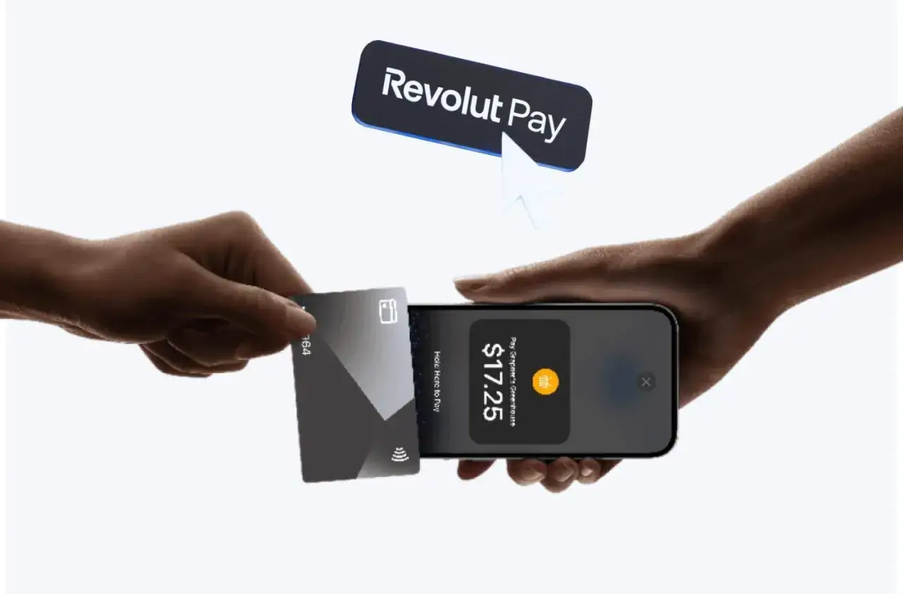 Płatność kartą Revolut zbliżeniowo na telefonie. Dowiedz się, jak płacić Revolutem za granicą, szybko i bezpiecznie.