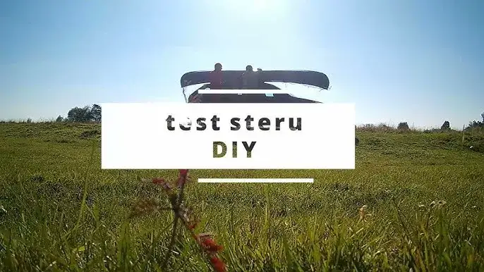 Materiały do budowy steru kajakowego DIY