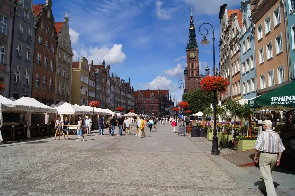 Gdańsk Gł&oacute;wny Miasto Droga Kr&oacute;lewska