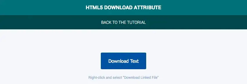 html download attribute example