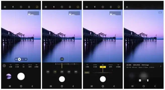 Aplikacja Expert RAW Samsung S22