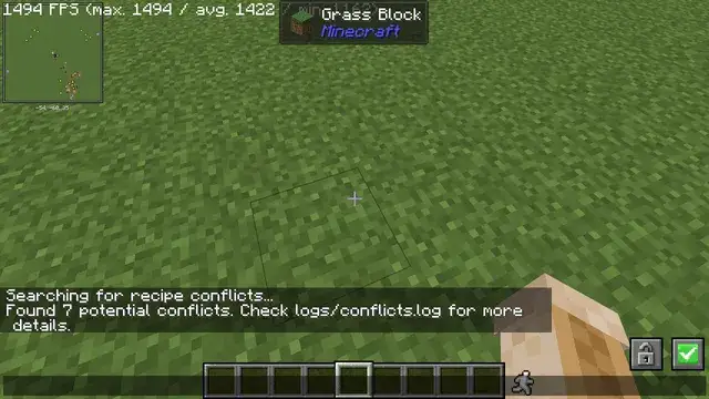 Minecraft mod conflict error