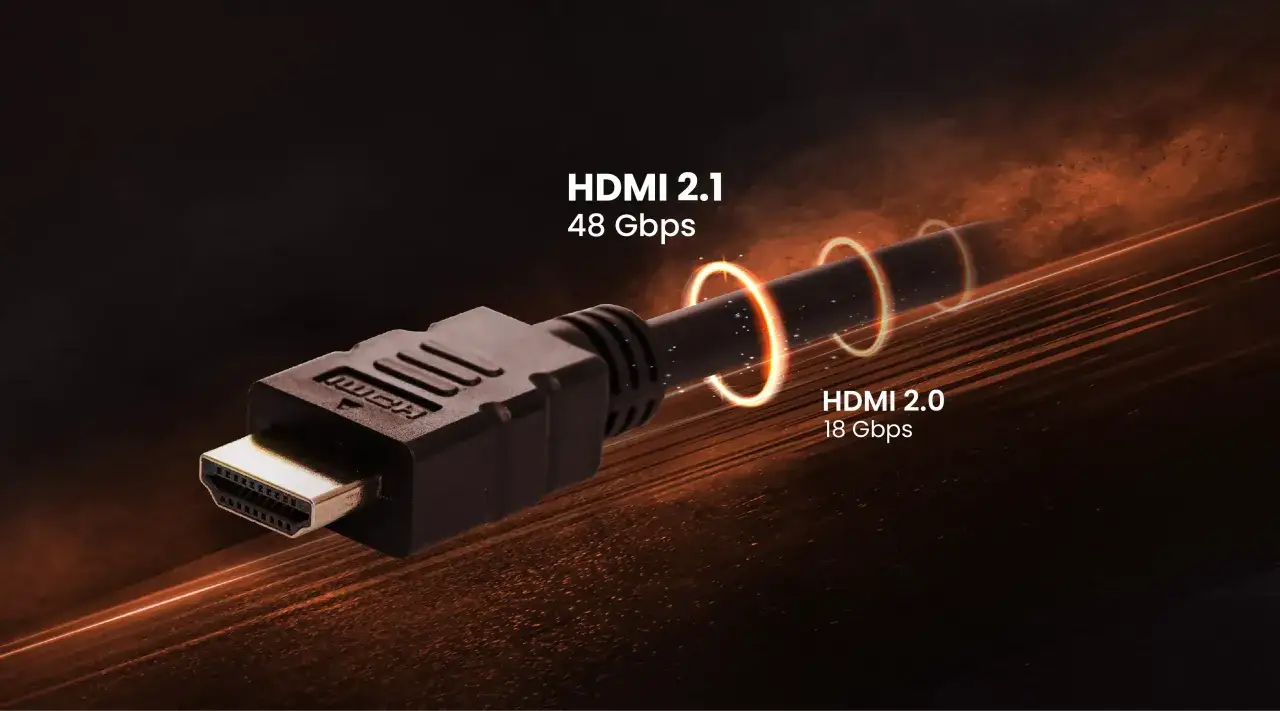 HDMI 2.1 port vs HDMI 2.0 port comparison