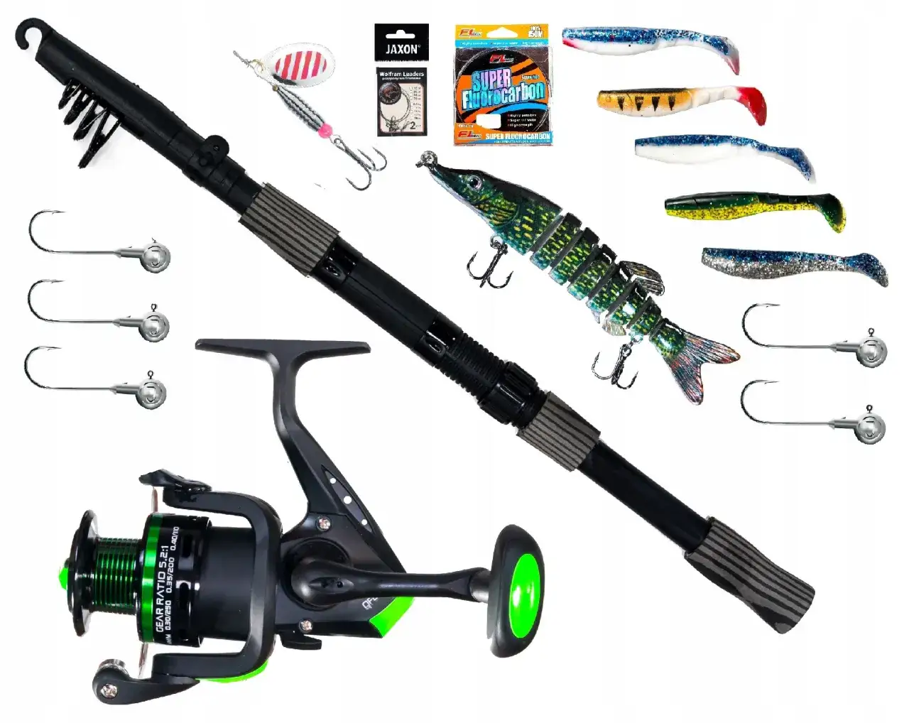 uzbrojona wędka spinningowa