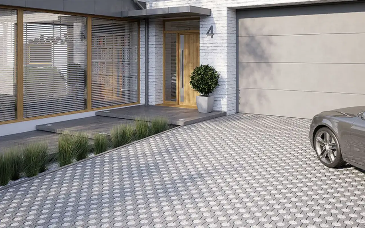 Materiały na podjazd z płyt ażurowych