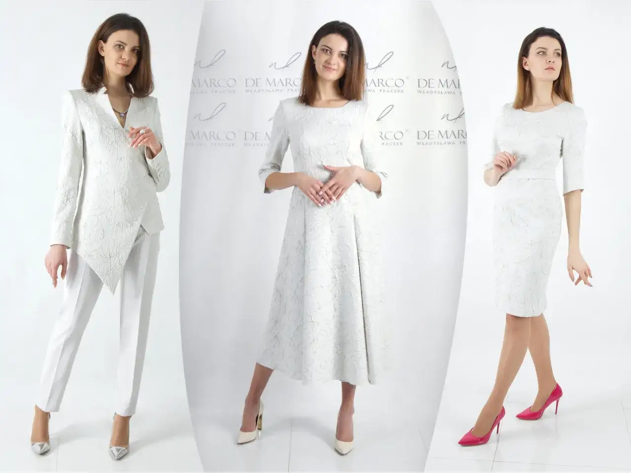 Sukienka midi na ślub cywilny dla dojrzałej kobiety