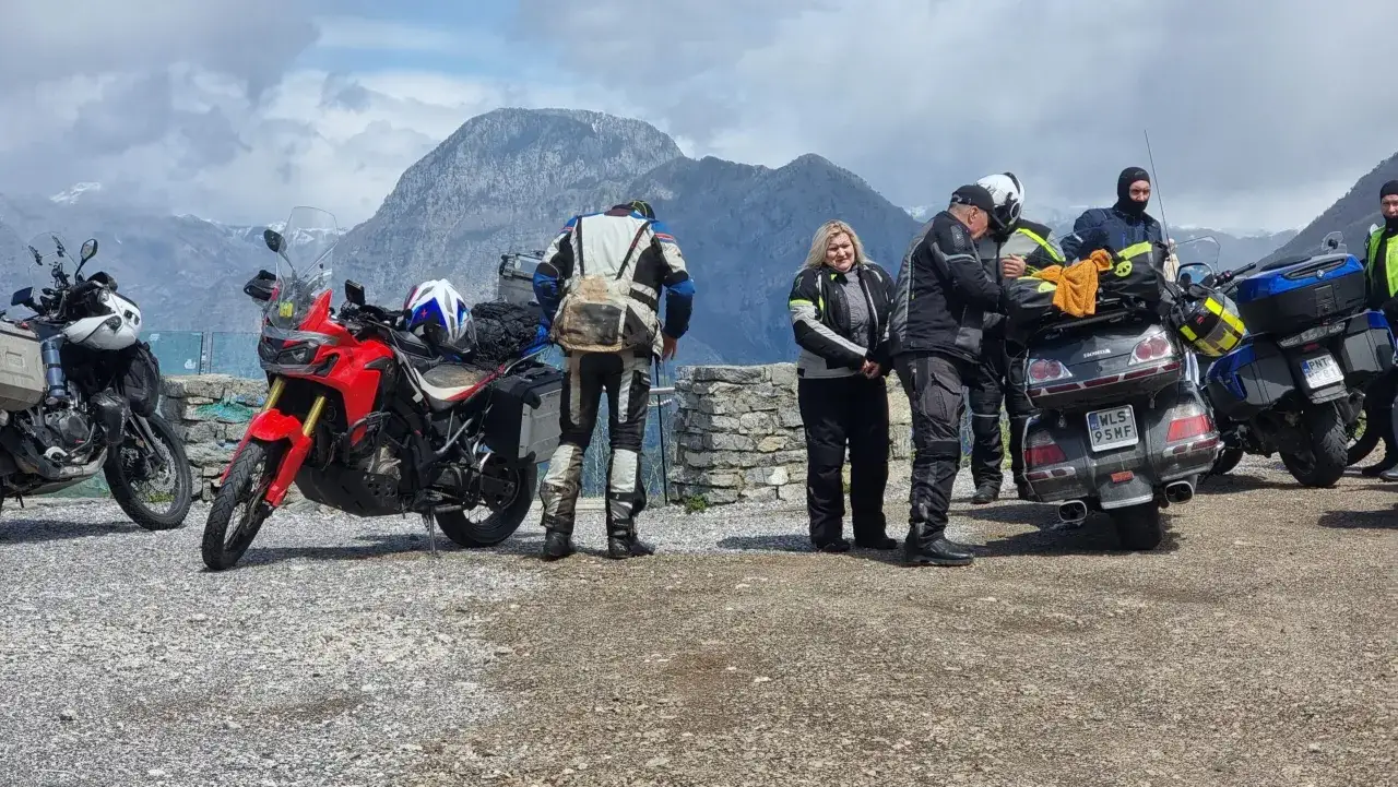 Góry Przeklęte Albania motocyklem